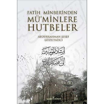 Fatih Minberinden Müminlere Hutbeler (2 Cilt Takım) Ciltli Abdurrahman Şeref