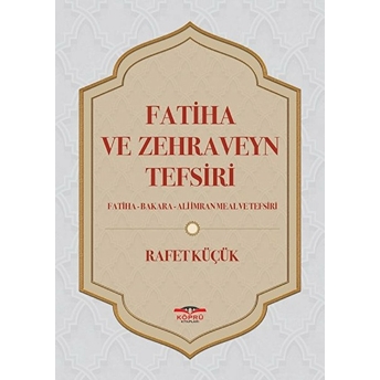 Fatiha Ve Zehraveyn Tefsiri