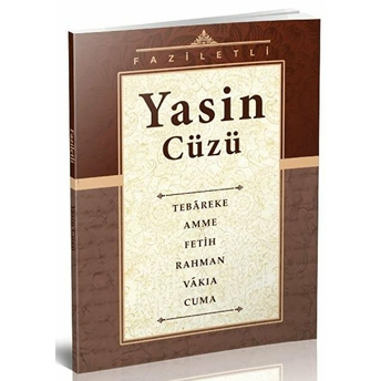 Faziletli Yasin Cüzü