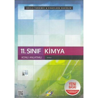 Fdd 11. Sınıf Kimya Konu Anlatımlı (Yeni) Ali Kaya