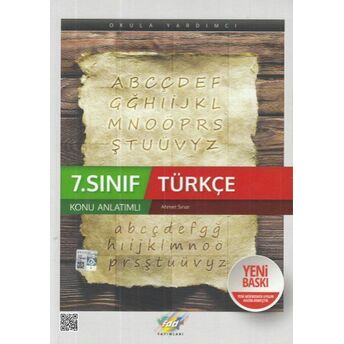 Fdd 7. Sınıf Türkçe Konu Anlatımı (Yeni) Ahmet Sınar