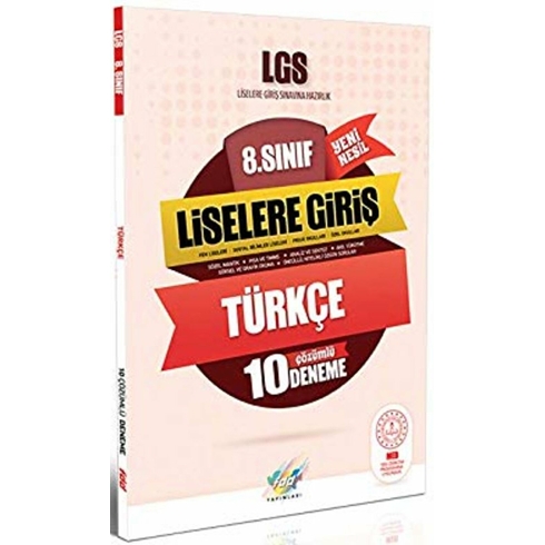 Fdd 8. Sınıf Lgs Türkçe 10 Çözümlü Deneme