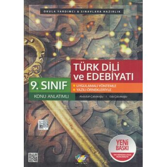 Fdd 9.Sınıf Türk Dili Ve Edebiyatı Konu Anlatımlı Eda Çabukoğlu