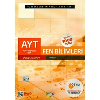 Fdd Ayt Fen Bilimleri Deneme Sınavı (Yeni) Kolektif