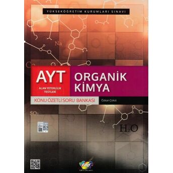 Fdd Ayt Organik Kimya Konu Özetli Soru Bankası (Yeni) Özkan Çokol