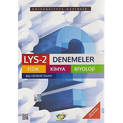 Fdd Lys-2 Denemeler Fizik Kimya Biyoloji 6'Lı Deneme Sınavı