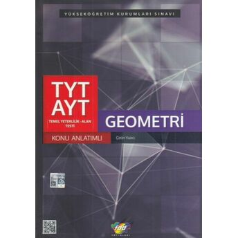 Fdd Tyt-Ayt Geometri Konu Anlatımlı (Yeni) Çetin Yazıcı