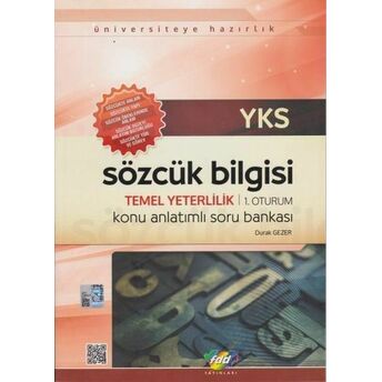 Fdd Tyt Sözcük Bilgisi Konu Anlatımlı Soru Bankası Durak Gezer