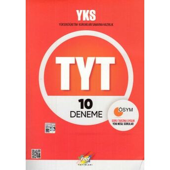 Fdd Yks - Tyt 10 Deneme (Yeni) Kolektif