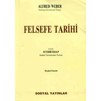 Felsefe Tarihi Alfred Weber