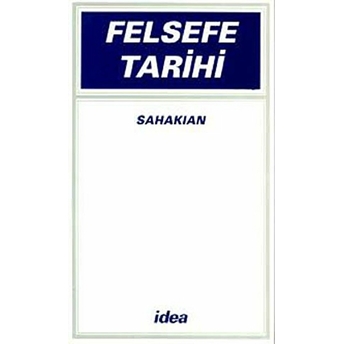 Felsefe Tarihi Sahakian