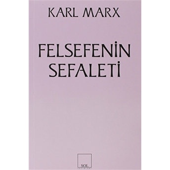 Felsefenin Sefaleti-Karl Marx