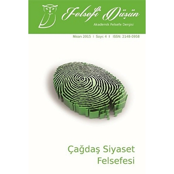 Felsefi Düşün Akademik Felsefe Dergisi Sayı : 4