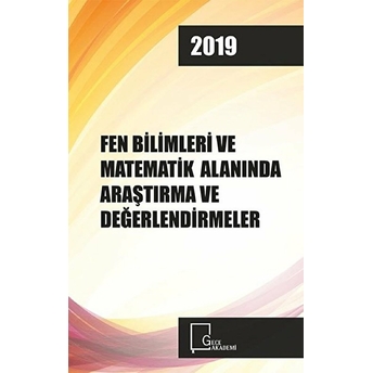 Fen Bilimleri Ve Matematik Alanında Araştırma Ve Derlemeler Eser - Mehmet Fırat Baran