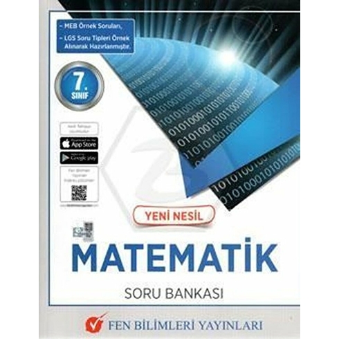 Fen Bilimleri Yayınları 7 Sınıf Yeni Nesil Matematik Soru Bankası Fen Bilimleri Yayınları