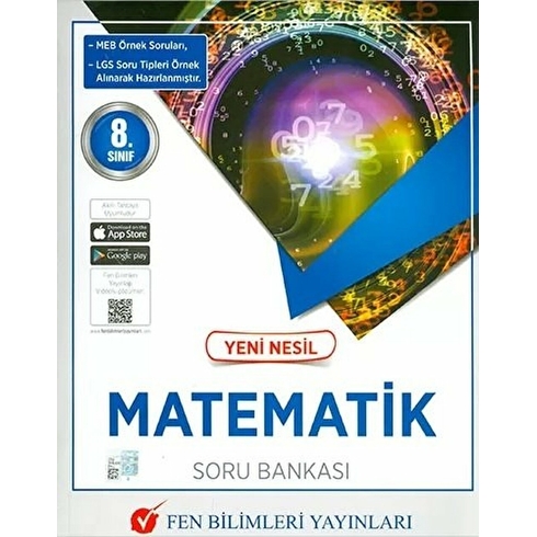 Fen Bilimleri Yayınları Fen Bilimleri 8.Sınıf Matematik Soru Bankası