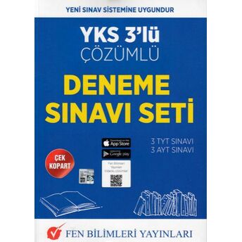 Fen Bilimleri Yks 3Lü Çözümlü Deneme Sınavı Seti (Yeni)