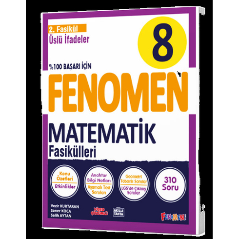 Fenomen 8 Sınıf Matematik Üslü Ifadeler 2 Fasikül