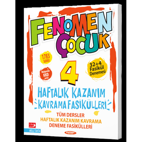 Fenomen Çocuk 4. Sınıf Haftalık Kazanım Kavrama Fasikülleri