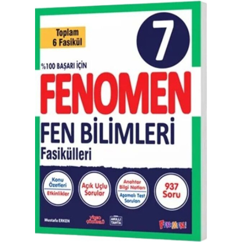 Fenomen Okul 7. Sınıf Fen Bilimleri Fasikülleri Mustafa Erken