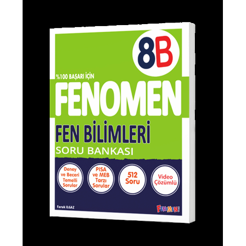 Fenomen Okul 8. Sınıf Fenomen Fen Bilimleri B Soru Bankası Faruk Ilgaz