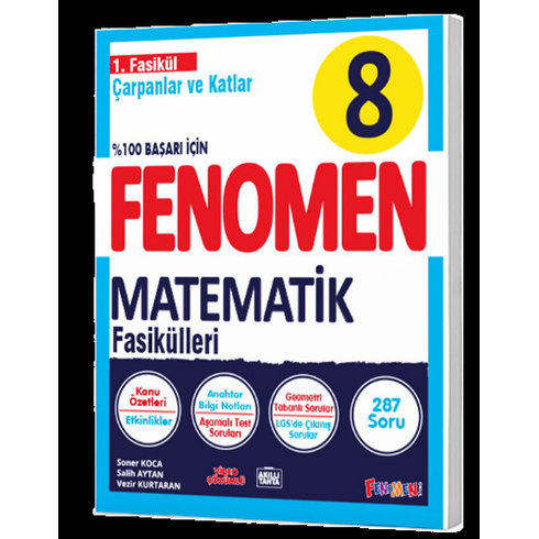 Fenomen Okul 8. Sınıf Fenomen Matematik 1. Fasikül Çarpanlar Ve Katlar Soner Koca