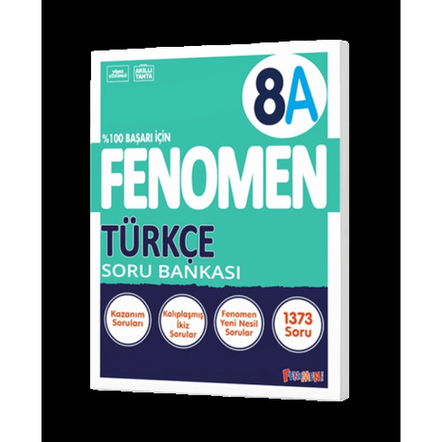 Fenomen Okul 8. Sınıf Fenomen Türkçe A Soru Bankası Komisyon