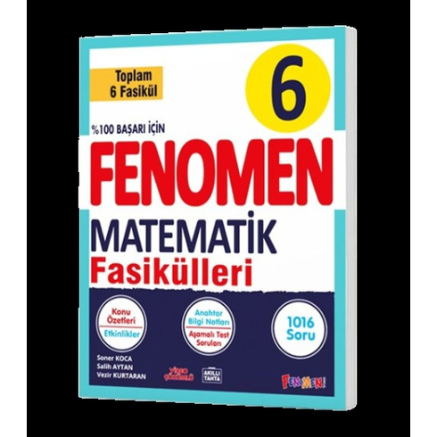 Fenomen Okul Fenomen 6. Sınıf Matematik Fasikülleri Soner Koca