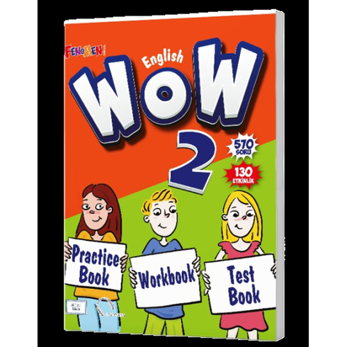 Fenomen Okul Wow English 2. Sınıf Practice Book Workbook Test Book