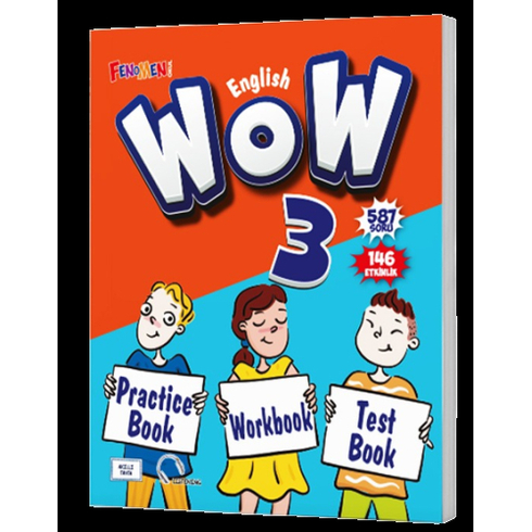 Fenomen Okul Wow English 3. Sınıf Practice Book Workbook Test Book