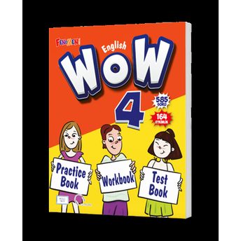 Fenomen Okul Wow English 4 Practice Book Workbook Test Book