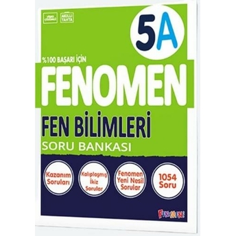 Fenomen Okul Yayınları 5. Sınıf Fen Bilimleri A Fenomen Soru Bankası Komisyon