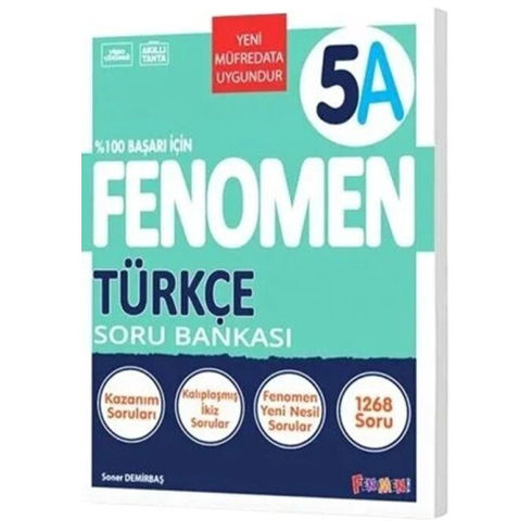 Fenomen Okul Yayınları 5. Sınıf Türkçe Fenomen A Soru Bankası Komisyon