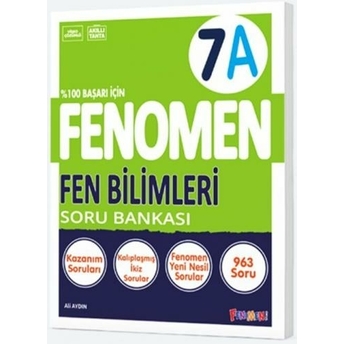 Fenomen Okul Yayınları 7. Sınıf Fen Bilimleri A Fenomen Soru Bankası Ali Aydın