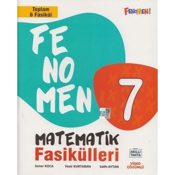 Fenomen Okul Yayınları 7. Sınıf Matematik Fasikül Seti Soner Koca