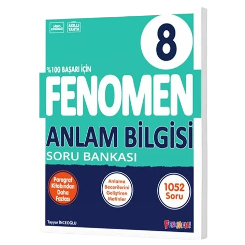 Fenomen Okul Yayınları 8. Sınıf Anlam Bilgisi Fenomen Soru Bankası Komisyon