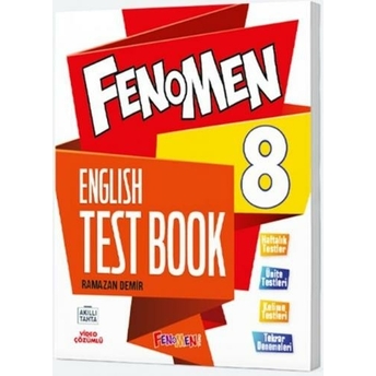 Fenomen Okul Yayınları 8. Sınıf English Test Book Ramazan Demir