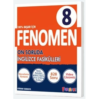 Fenomen Okul Yayınları 8. Sınıf On Soruda Ingilizce Fasikülleri Gökhan Karakaya