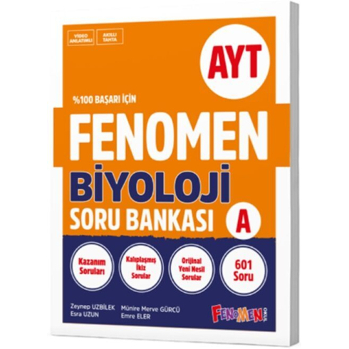 Fenomen Okul Yayınları Ayt Vaf Biyoloji A Soru Bankası Komisyon