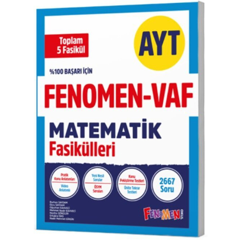 Fenomen Okul Yayınları Ayt Vaf Matematik Fasikülleri Seti Komisyon