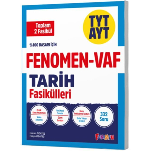 Fenomen Okul Yayınları Tyt Ayt Vaf Tarih Fasikülleri Seti Komisyon