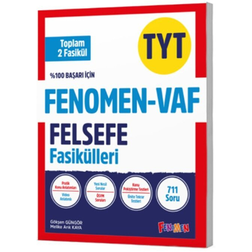 Fenomen Okul Yayınları Tyt Vaf Felsefe Fasikülleri Seti Komisyon