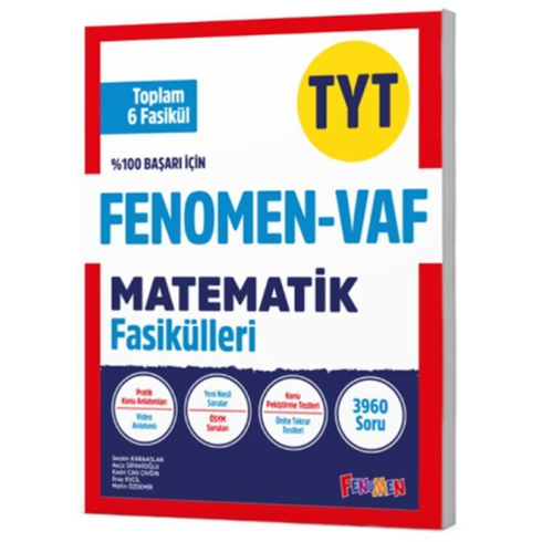 Fenomen Okul Yayınları Tyt Vaf Matematik Fasikülleri Seti Komisyon