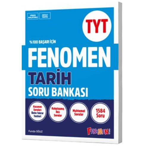 Fenomen Okul Yayınları Tyt Vaf Tarih Soru Bankası Komisyon