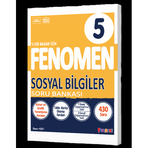 Fenomen Yayıncılık 5. Sınıf Sosyal Bilgiler Soru Bankası