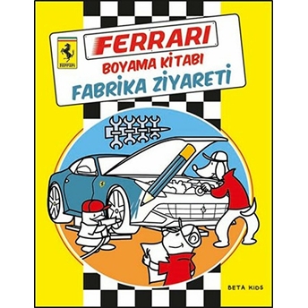 Ferrari Boyama Kitabı - Fabrika Ziyareti Kolektif