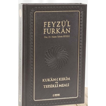 Feyzü'L Furkan Kur'An-I Kerîm Ve Tefsirli Meali - Büyük Boy - Hakiki Deri Mıklepli Ciltli Ciltli Hasan Tahsin Feyizli