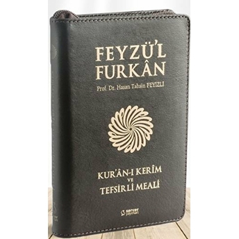 Feyzü'L Furkân Kur'Ân-I Kerîm Ve Tefsirli Meali - Cep Boy - Fermuarlı - Deri Cilt Ciltli Cep Boy Hasan Tahsin Feyizli