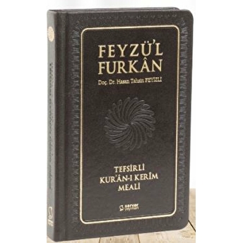 Feyzü'L Furkan Tefsirli Kur'An-I Kerîm Meali - Cep Boy - Deri Cilt Ciltli Cep Boy Hasan Tahsin Feyizli