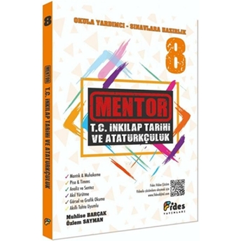 Fides 8. Sınıf Mentor T.c. Inkılap Tarihi Ve Atatürkçülük Soru Bankası Özlem Şayman